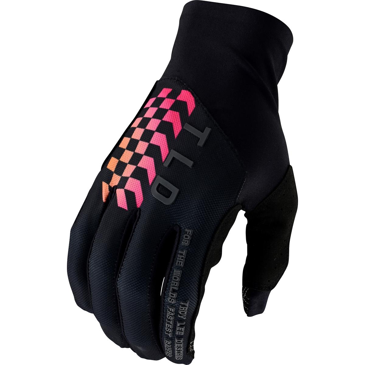 Troy Lee Designs MTB Gloves Flowline Flipped - Black