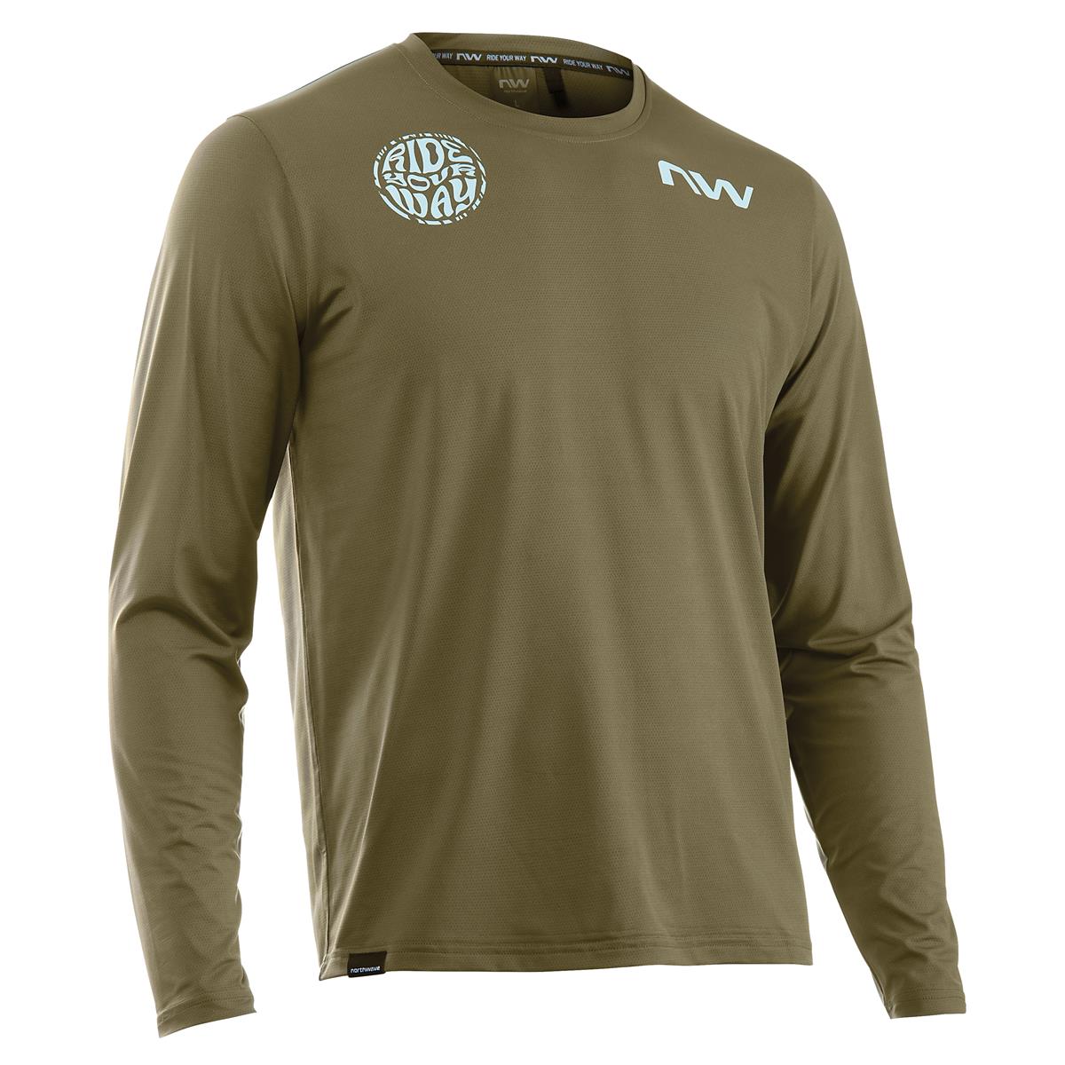 Northwave MTB Jersey Long Sleeve Xtrail 2 Forest Green