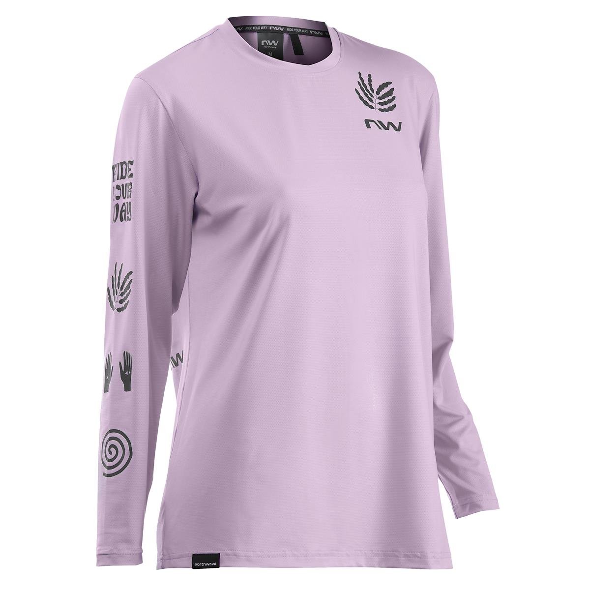 Northwave Girls MTB Jersey Long Sleeve XTrail Lilac