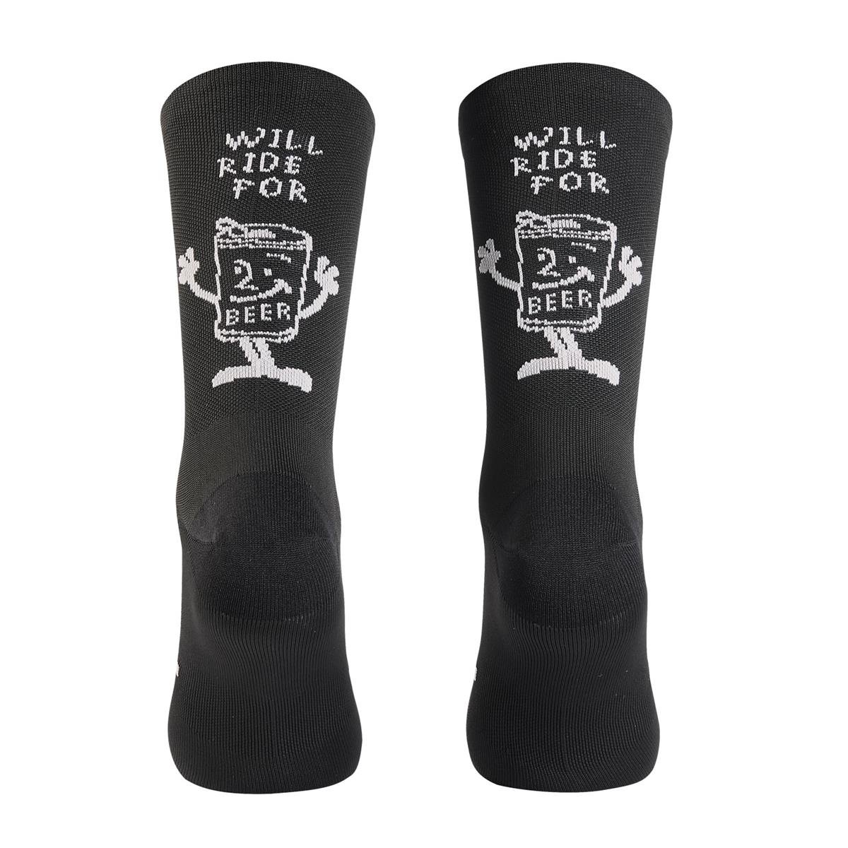 Northwave Chaussettes Will Ride For Beer Noir