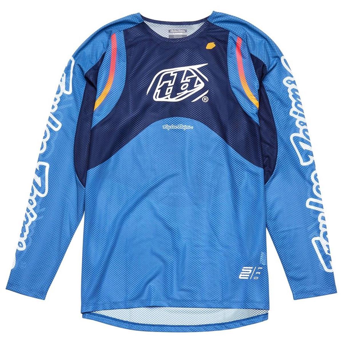 Troy Lee Designs Maillots MX SE Pro Pinned - Bleu