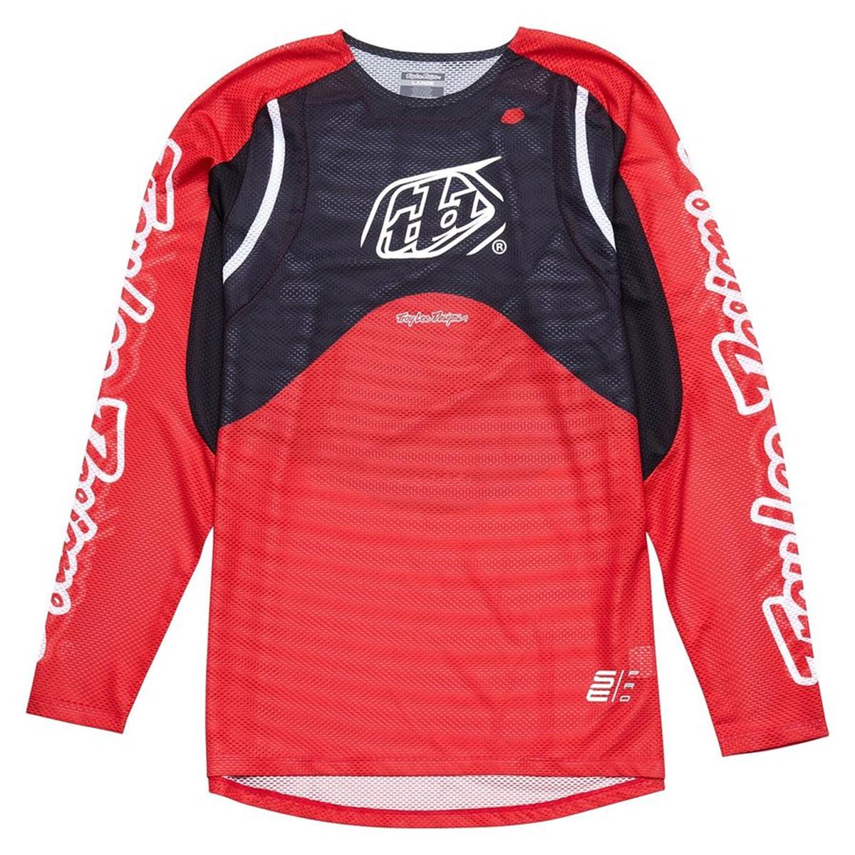 Troy Lee Designs Maillots MX SE Pro Pinned - Rouge