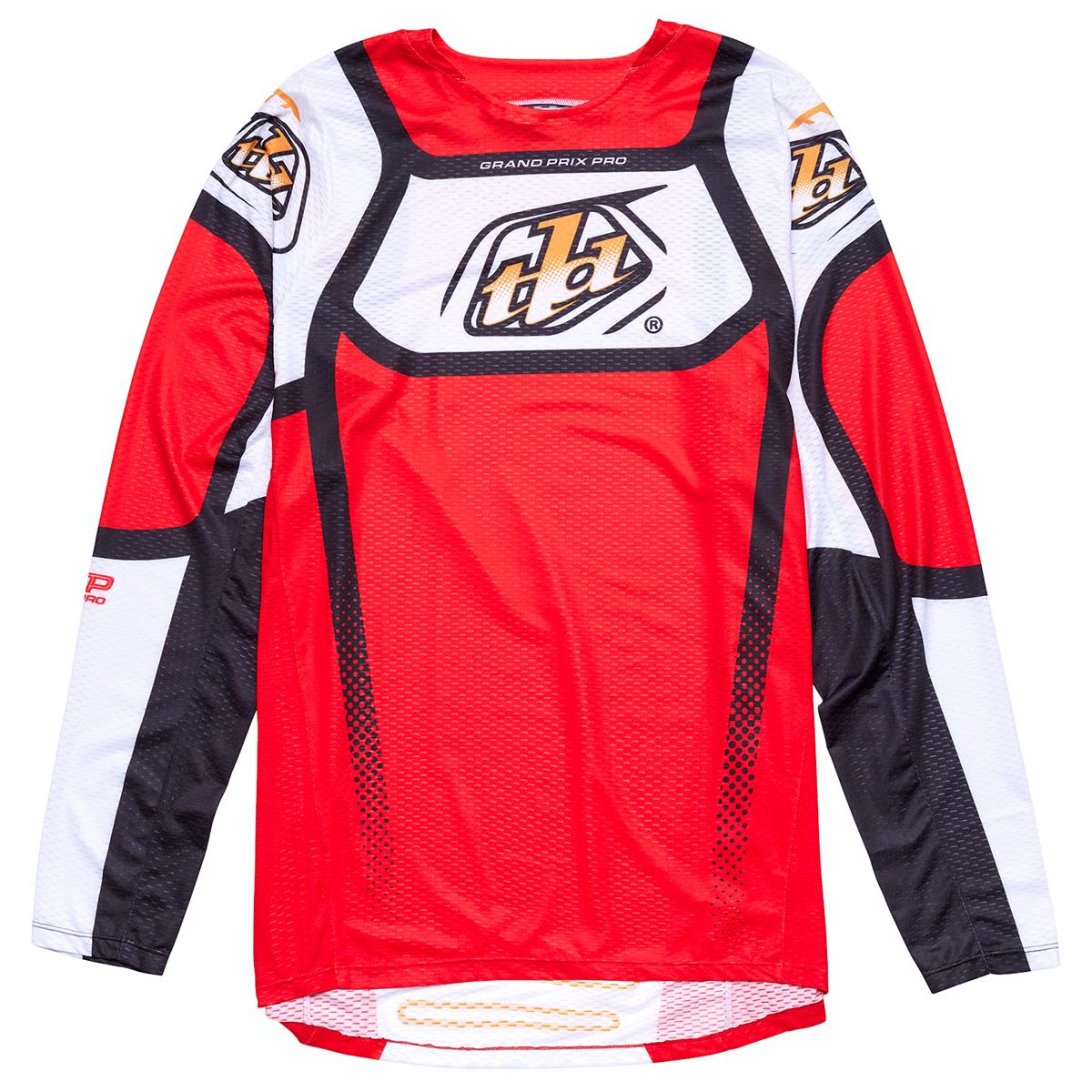 Troy Lee Designs Maillots MX GP Pro Air Bands - Rouge/Blanc
