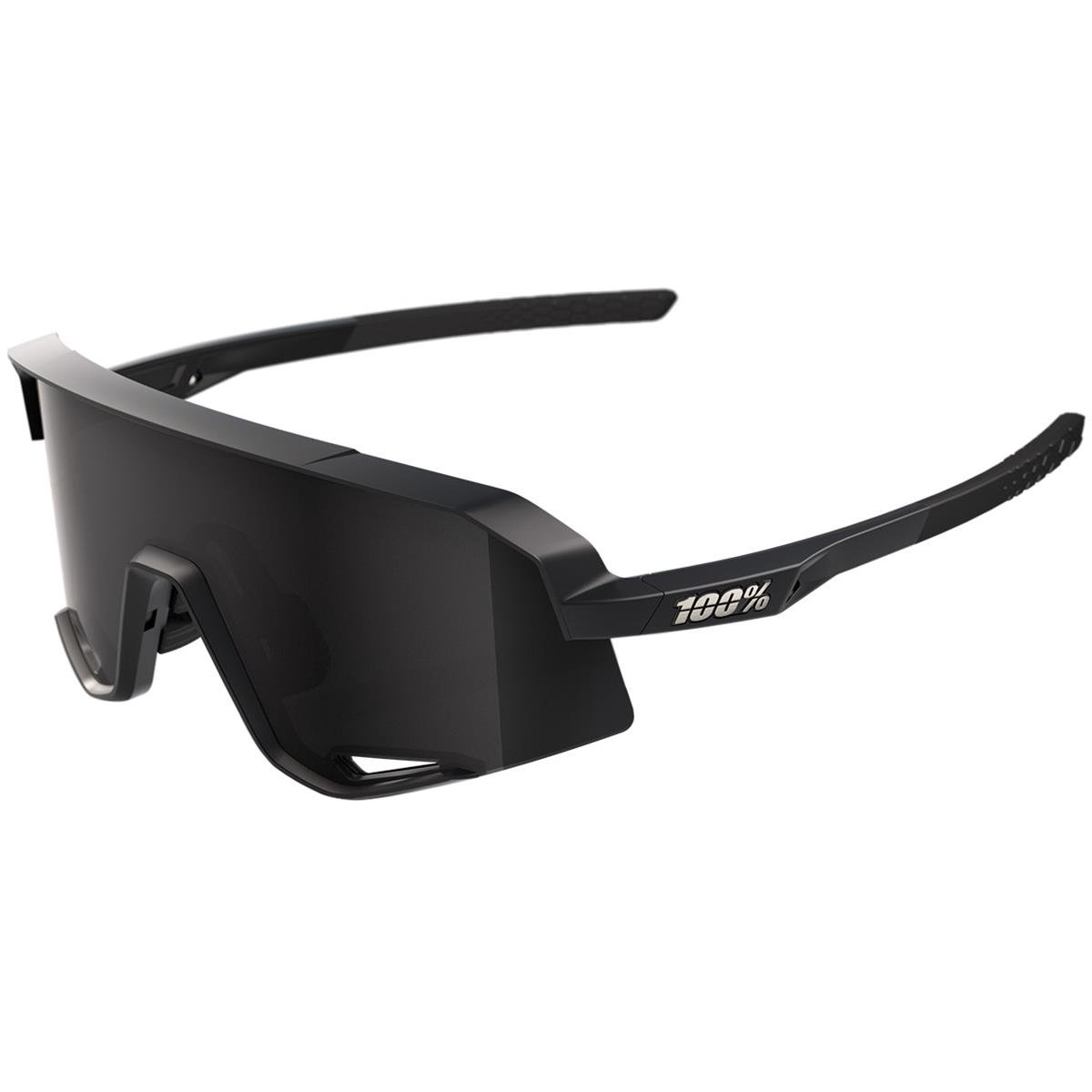 100% MTB Sport Glasses Slendale Matte Black - Smoke Lens