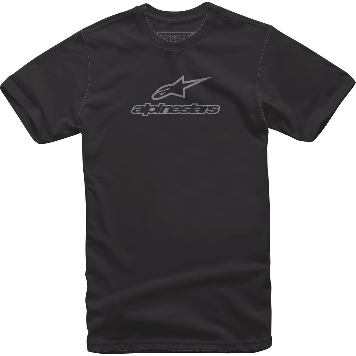 Alpinestars T-Shirt Wordmark Combo Nero/Grigio