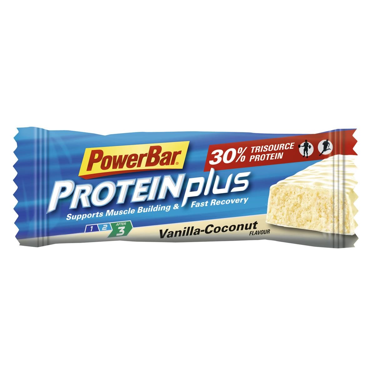 Lebensmittel/Fanartikel/Medien-Essen & Getränke - PowerBar Protein Plus Riegel 30% Vanille-Kokos, 55g
