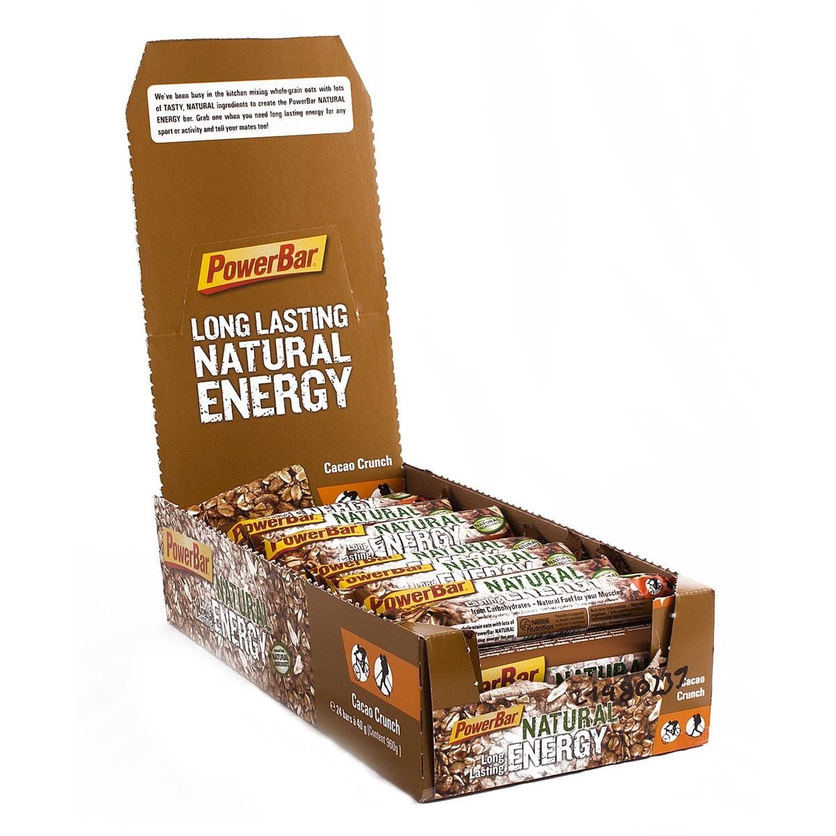 Lebensmittel/Fanartikel/Medien-Essen & Getränke - PowerBar Natural Energy Riegel 24 Stück, Cacao Crunch