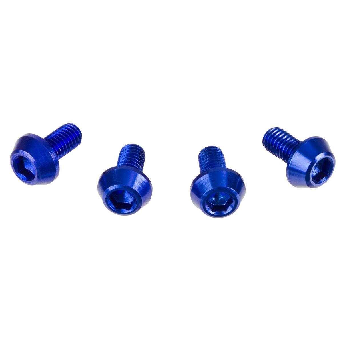 DRC Inner Hex Bolts  M6 x 12 mm, Blue, Pack of 4