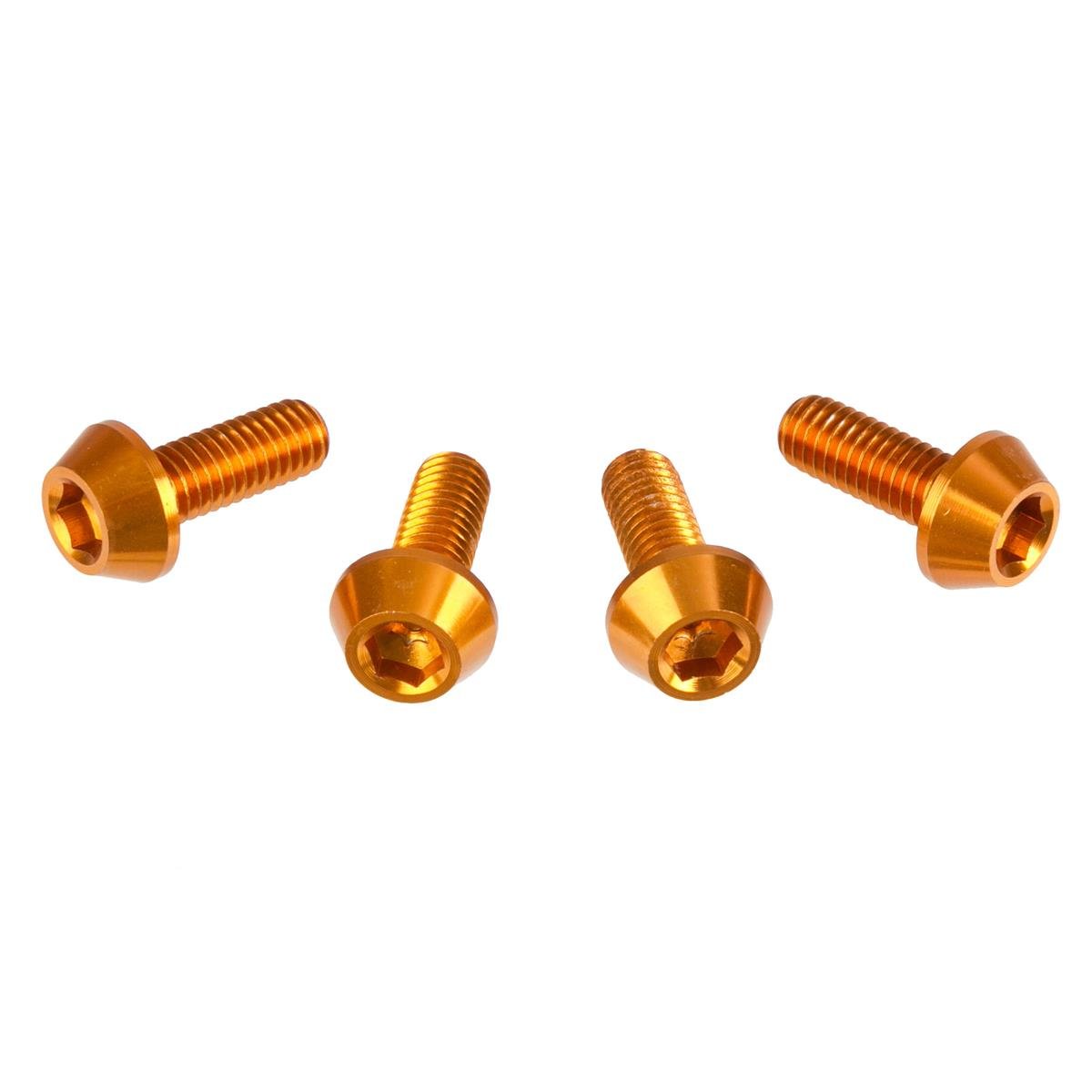 DRC Inner Hex Bolts  M6 x 16 mm, Gold, Pack of 4