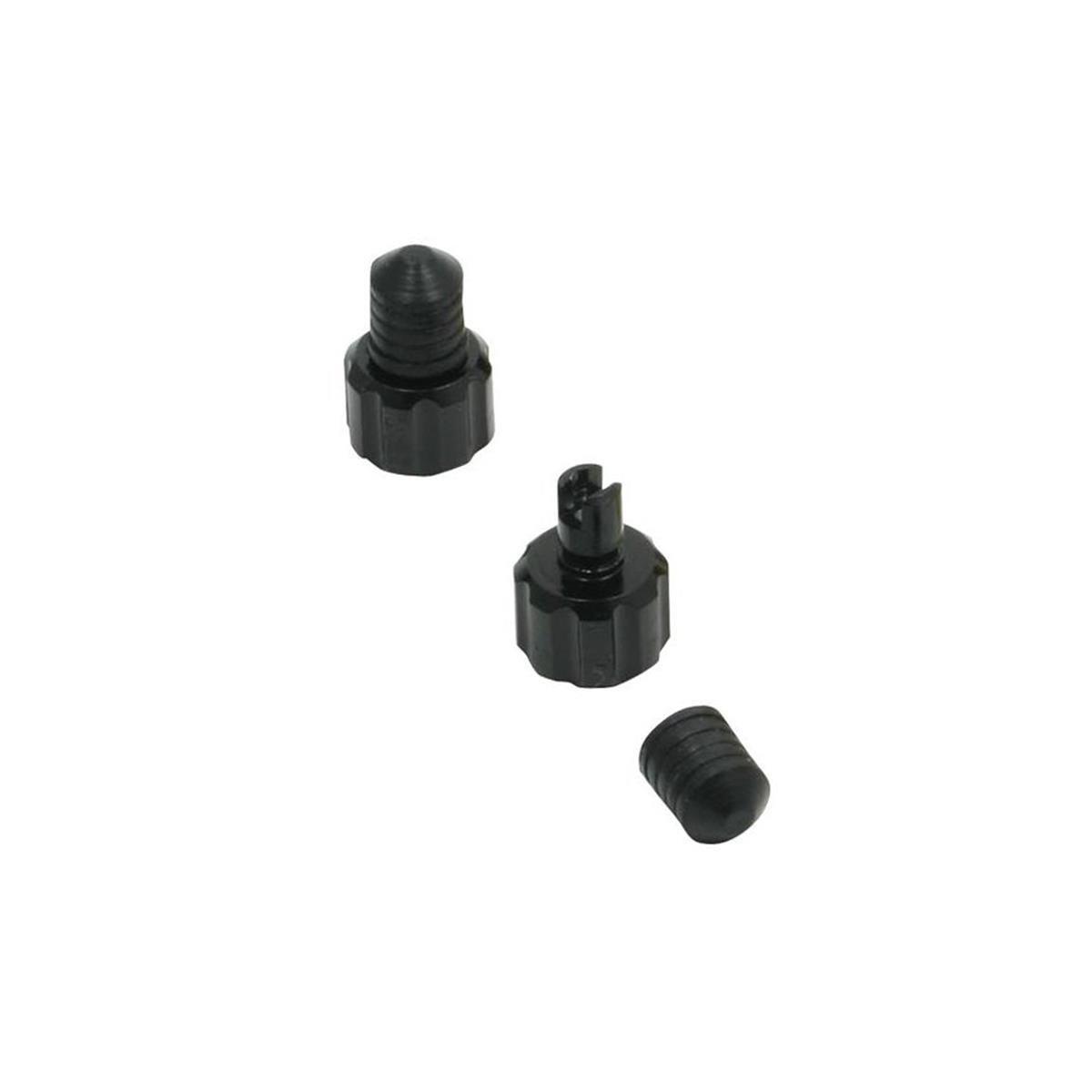 DRC Air Valve Caps  Black, with wrench