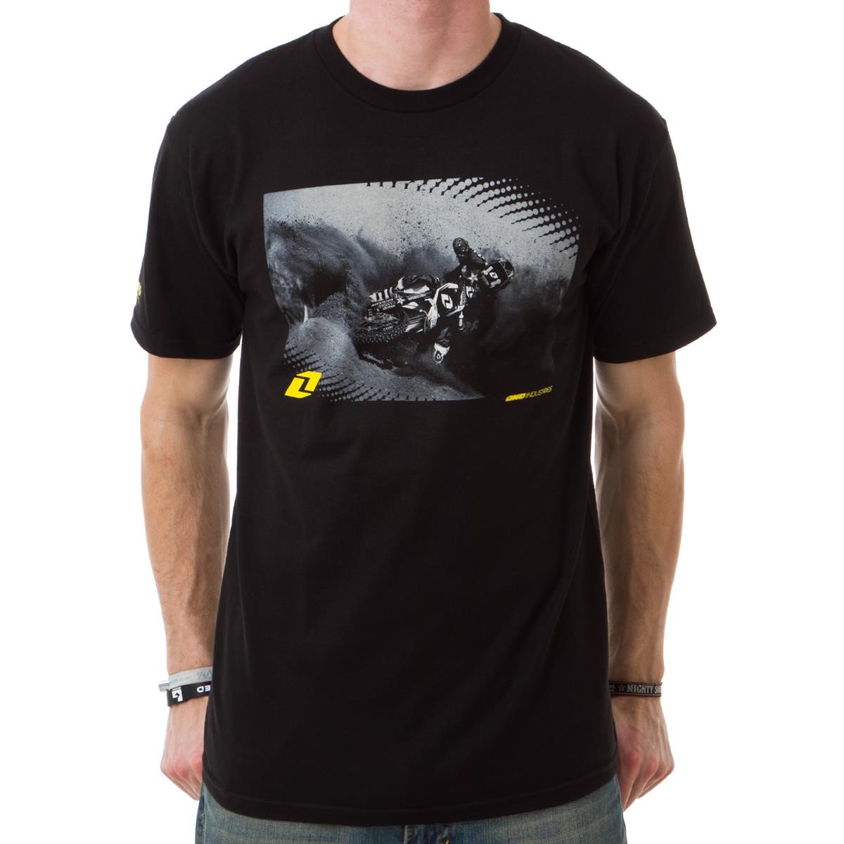 Freizeit/Streetwear Bekleidung-T-Shirts/Polos - One Industries T-Shirt Rocka Jet Black