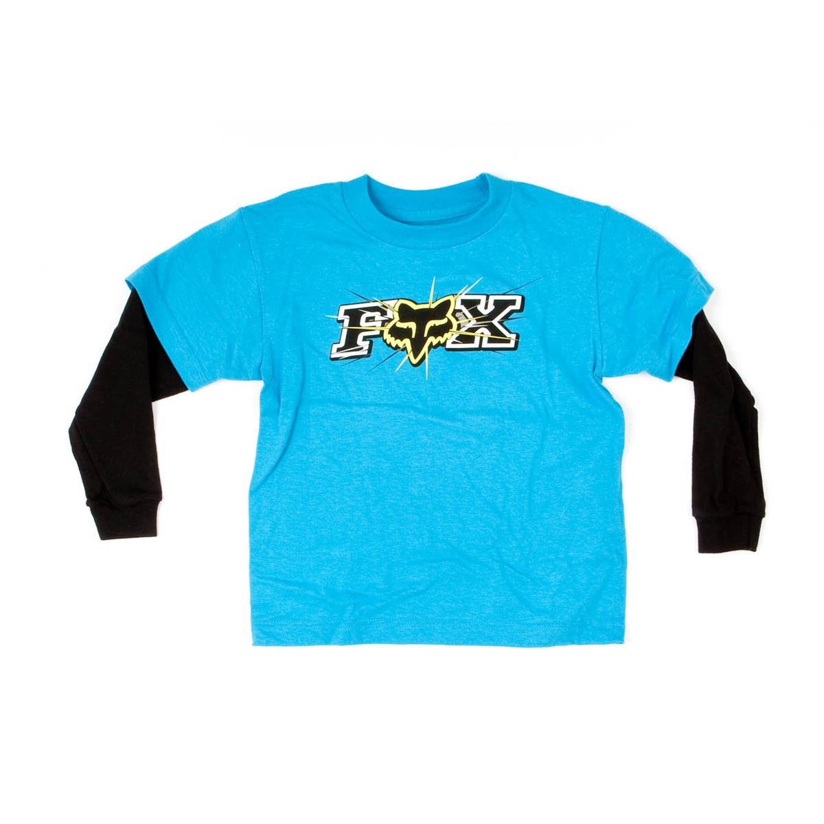 Freizeit/Streetwear Bekleidung-Pullover/Longsleeves - Fox Junior Langarmshirt Trinidad Electric Blue