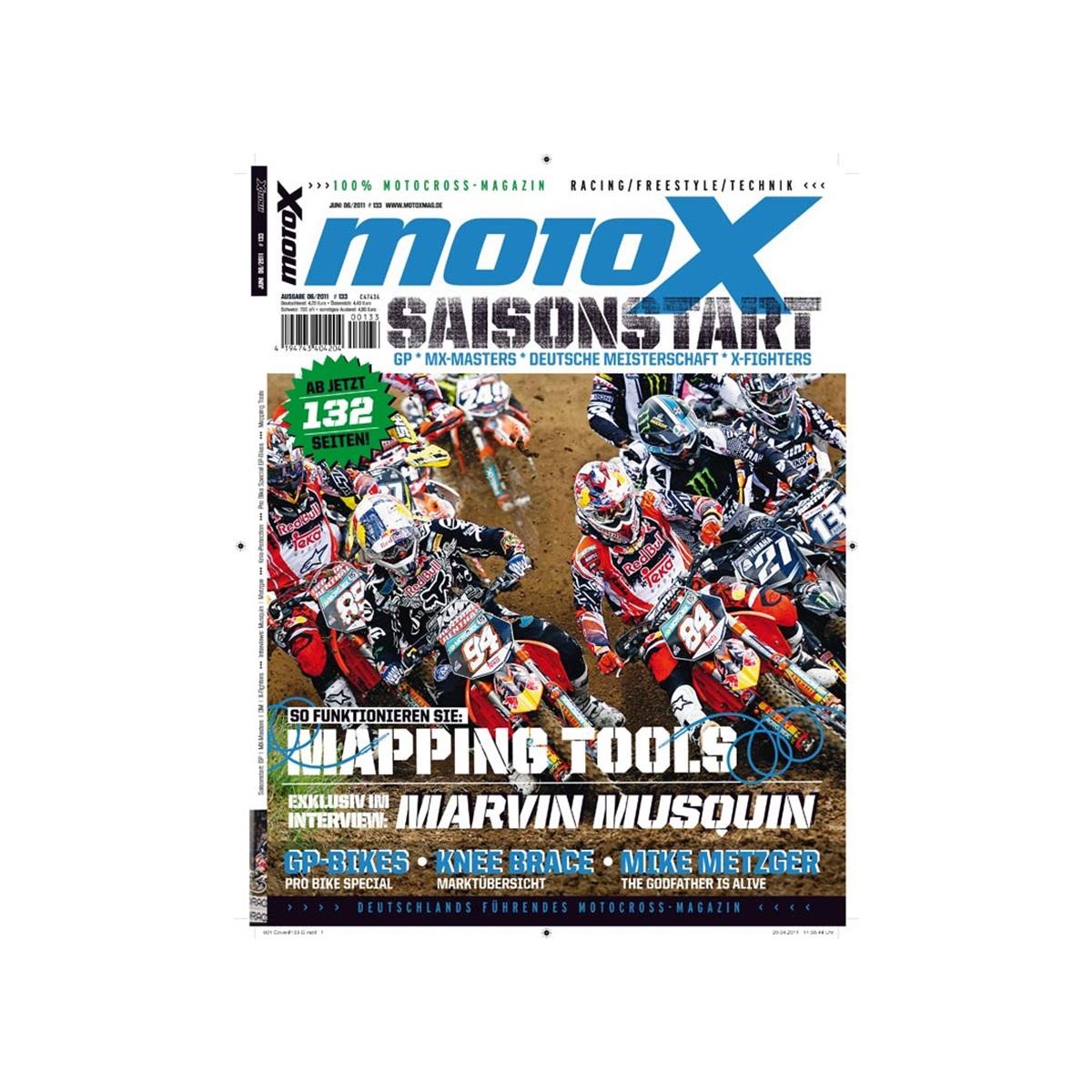 Lebensmittel/Fanartikel/Medien-Zeitschriften/Magazine/Kalender - Magazin MotoX Ausgabe 06/2011