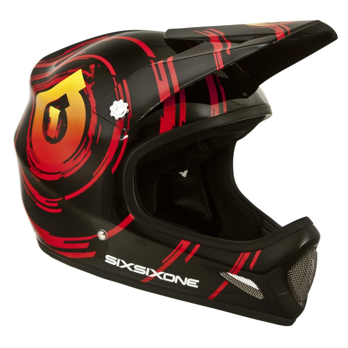 Motocross/MTB Schutzbekleidung-MTB Helme - SixSixOne Helm 661 EVO Inspiral Black/Red