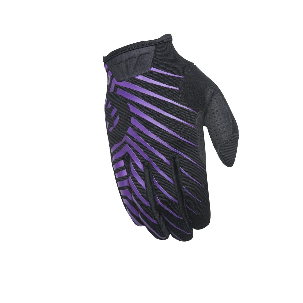 SixSixOne Gloves 401 Chevron Black/Purple
