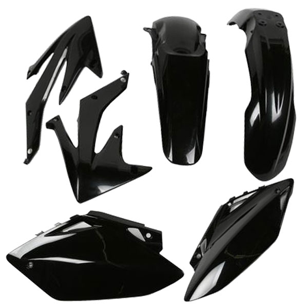 Fits Acerbis Replica Plastic Kit Black HONDA CRF250R 2004-2005