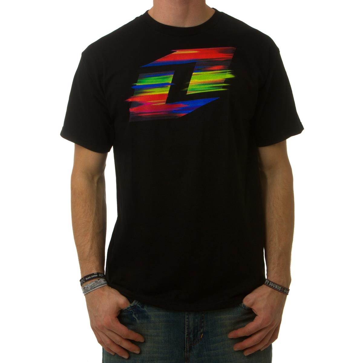 Freizeit/Streetwear Bekleidung-T-Shirts/Polos - One Industries T-Shirt Speedy Black