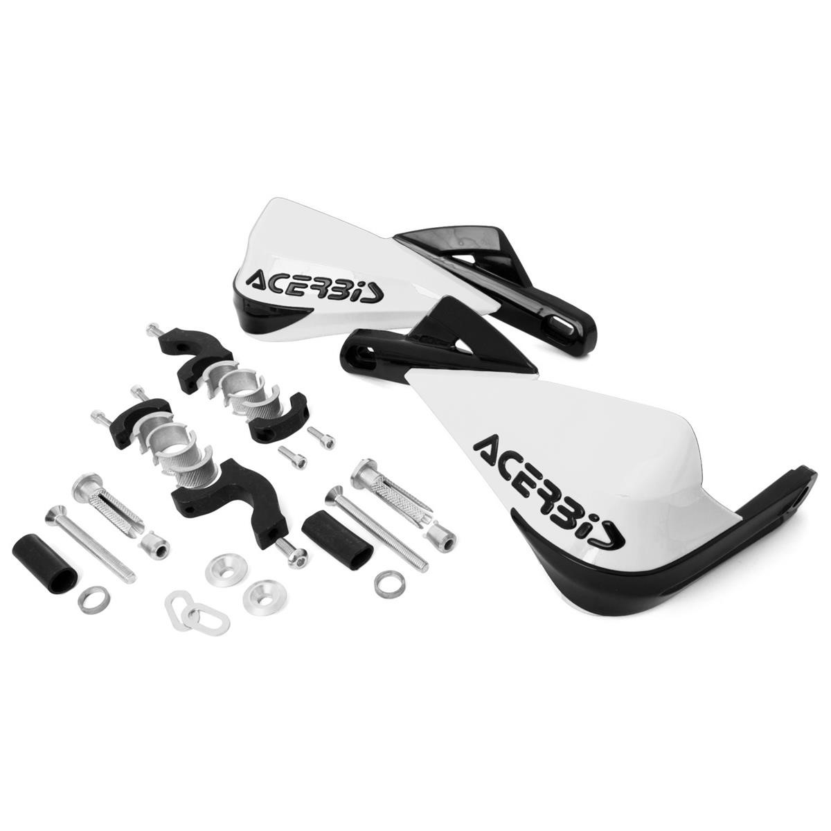 Acerbis Handguards Rally III White, Incl. Mounting Kit