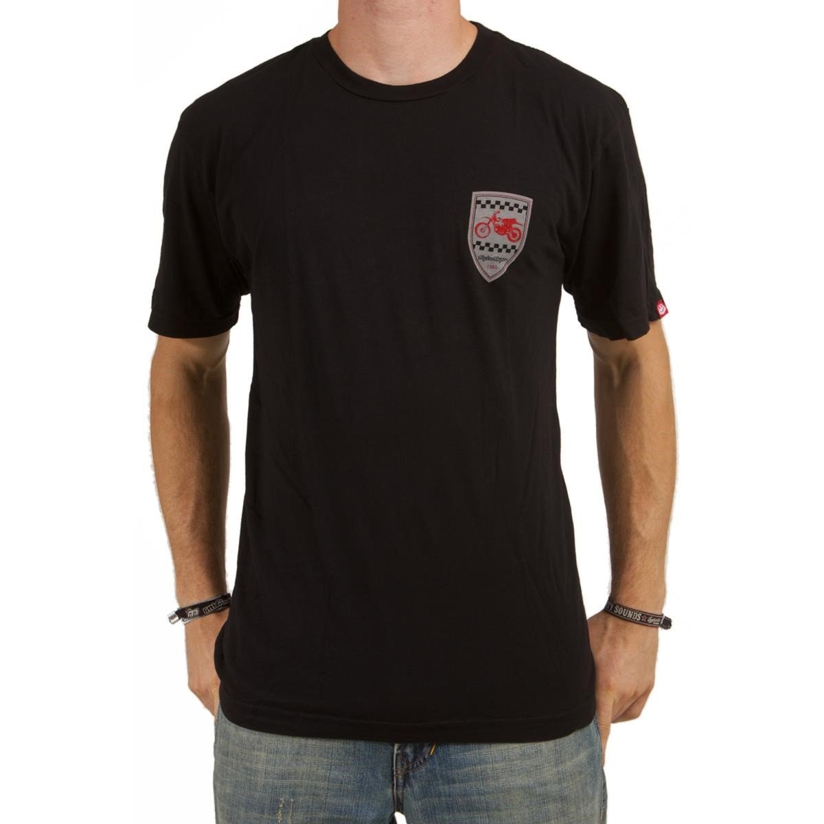 Freizeit/Streetwear Bekleidung-T-Shirts/Polos - Troy Lee Designs T-Shirt Flyer Black