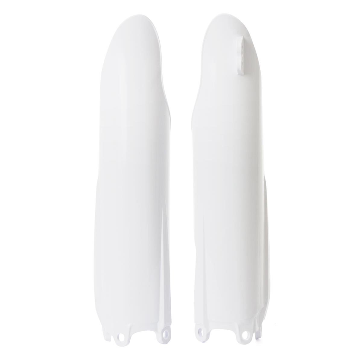 Acerbis Lower Fork Covers  Yamaha YZ 125/250 08-14, YZF 250/450 08-09, White