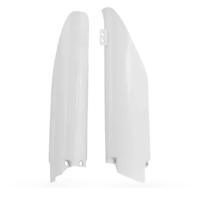 Acerbis Lower Fork Covers  Suzuki RM 125/250 99-03, White