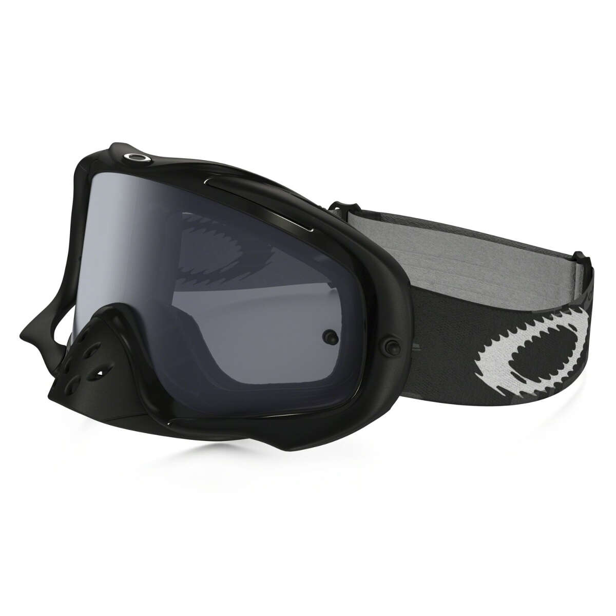 Oakley Crossbrille Crowbar MX Sand Jet Black - Grau Anti-Fog