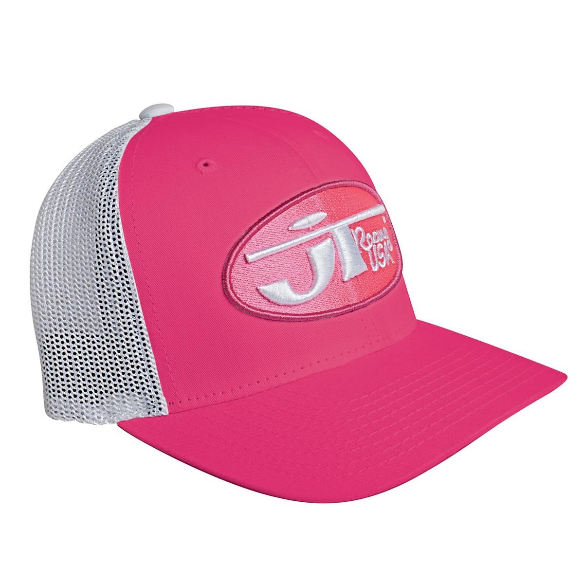 Freizeit/Streetwear Bekleidung-Beanies/Mützen/Caps - JT Racing USA Trucker Cap/Mütze Oval Pink/Pink