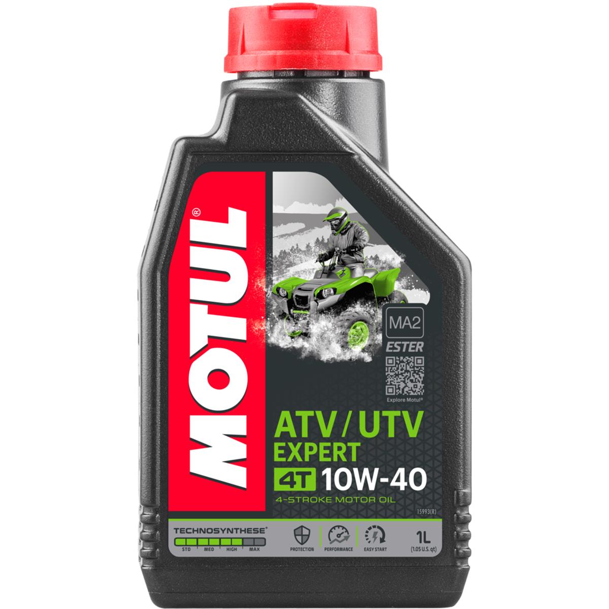 Motul Engine Oil ATV UTV Expert 4T, SAE 10W40, 1 Liter