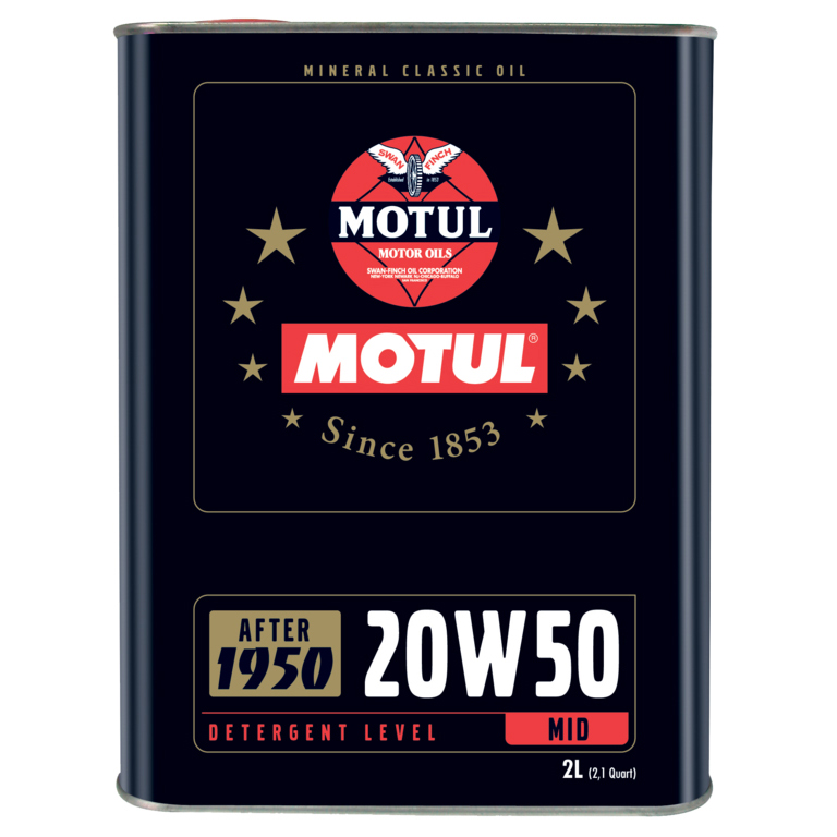 Motul Huile Moteur Classic 20W50, 2 Litre