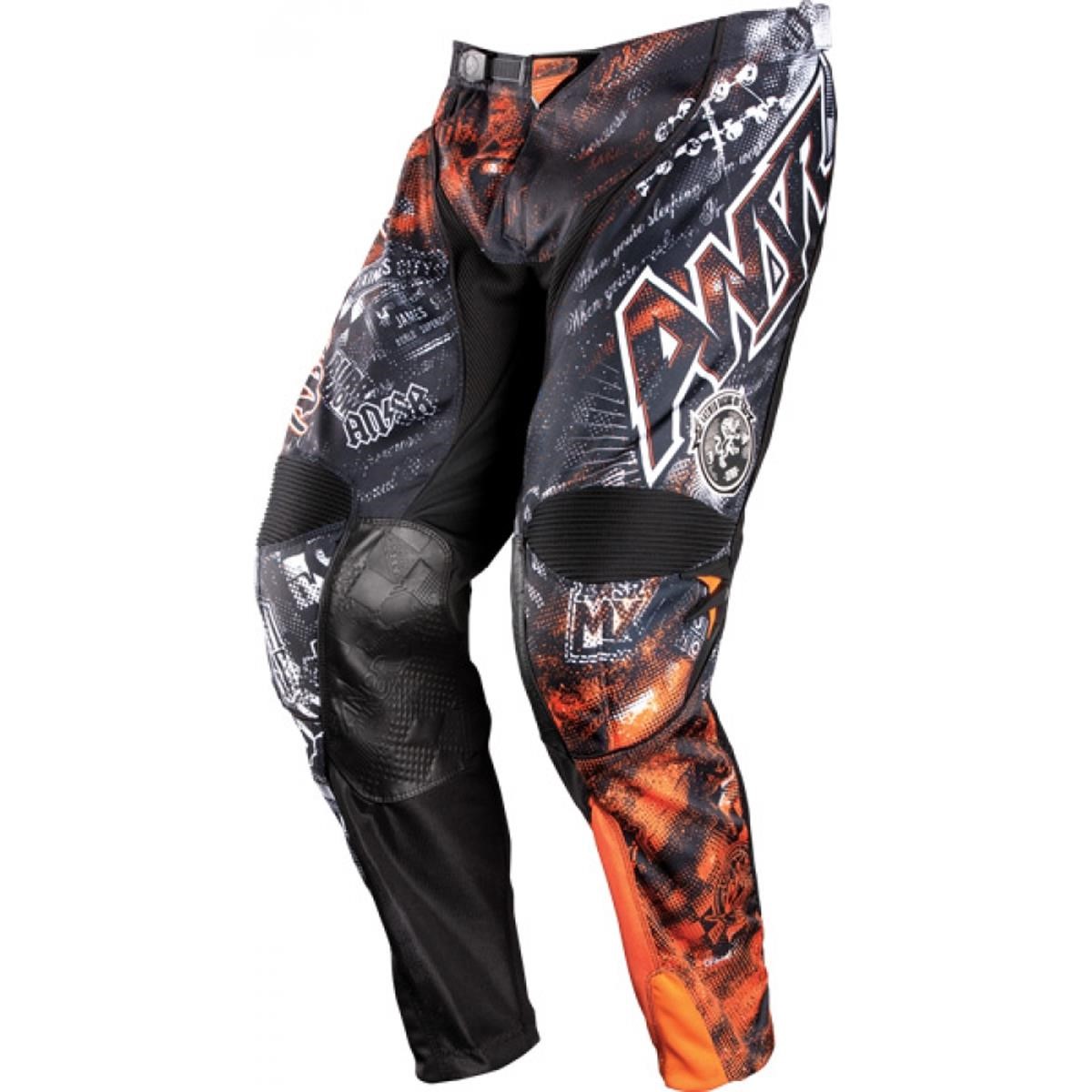 Motocross/MTB Bekleidung-MX Fahrerhose - Answer Racing Fahrerhose JSC Seven Black/Orange
