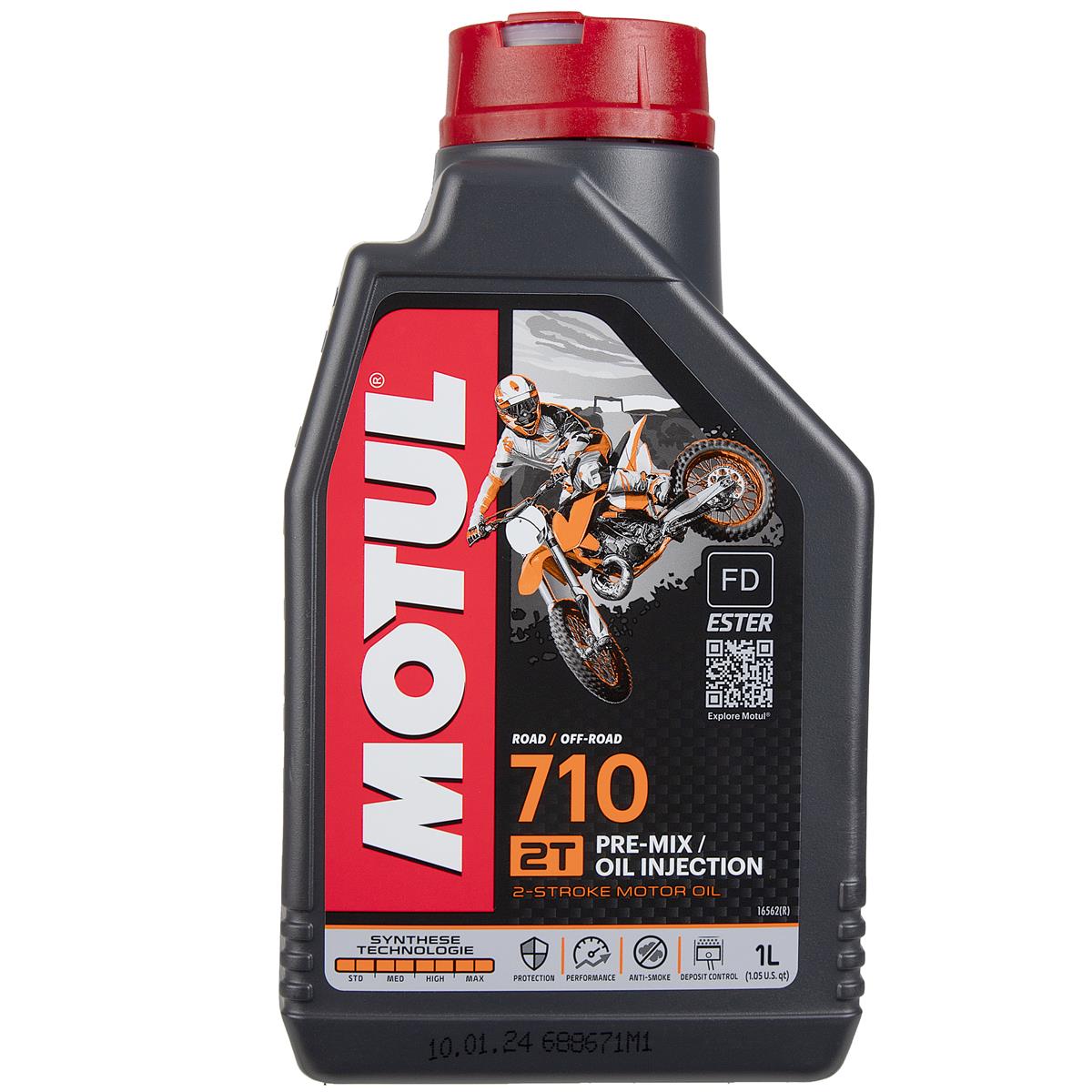 Motul Engine Oil 710 2T 2-Stroke, 1 Liter