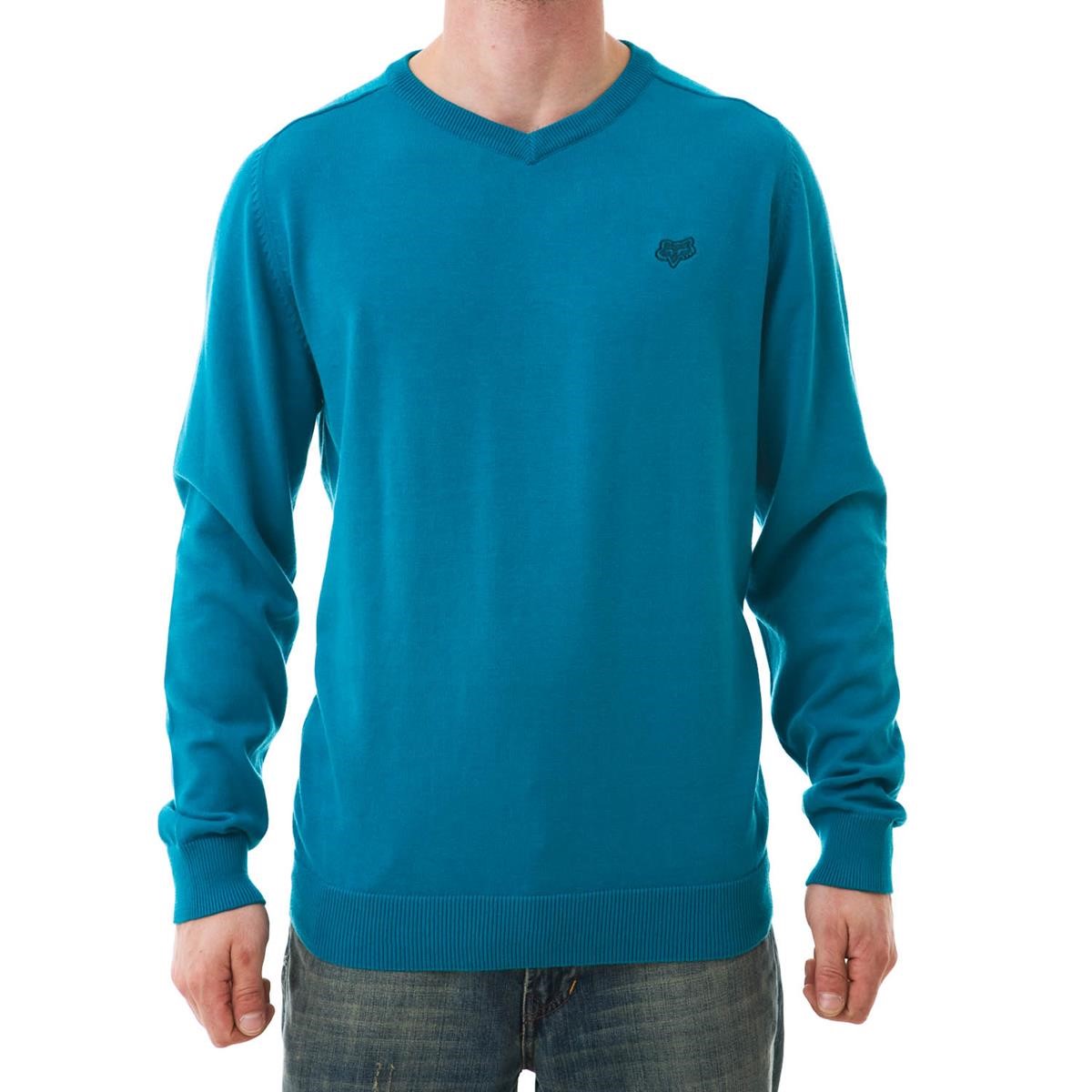 Freizeit/Streetwear Bekleidung-Pullover/Longsleeves - Fox Pullover Mr. Clean Turquoise