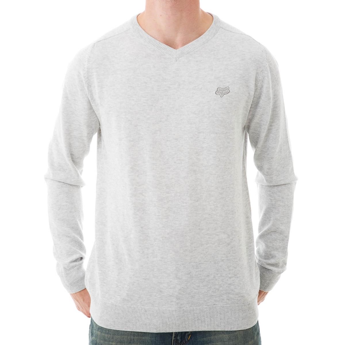 Freizeit/Streetwear Bekleidung-Pullover/Longsleeves - Fox Pullover Mr. Clean Light Heather Grey