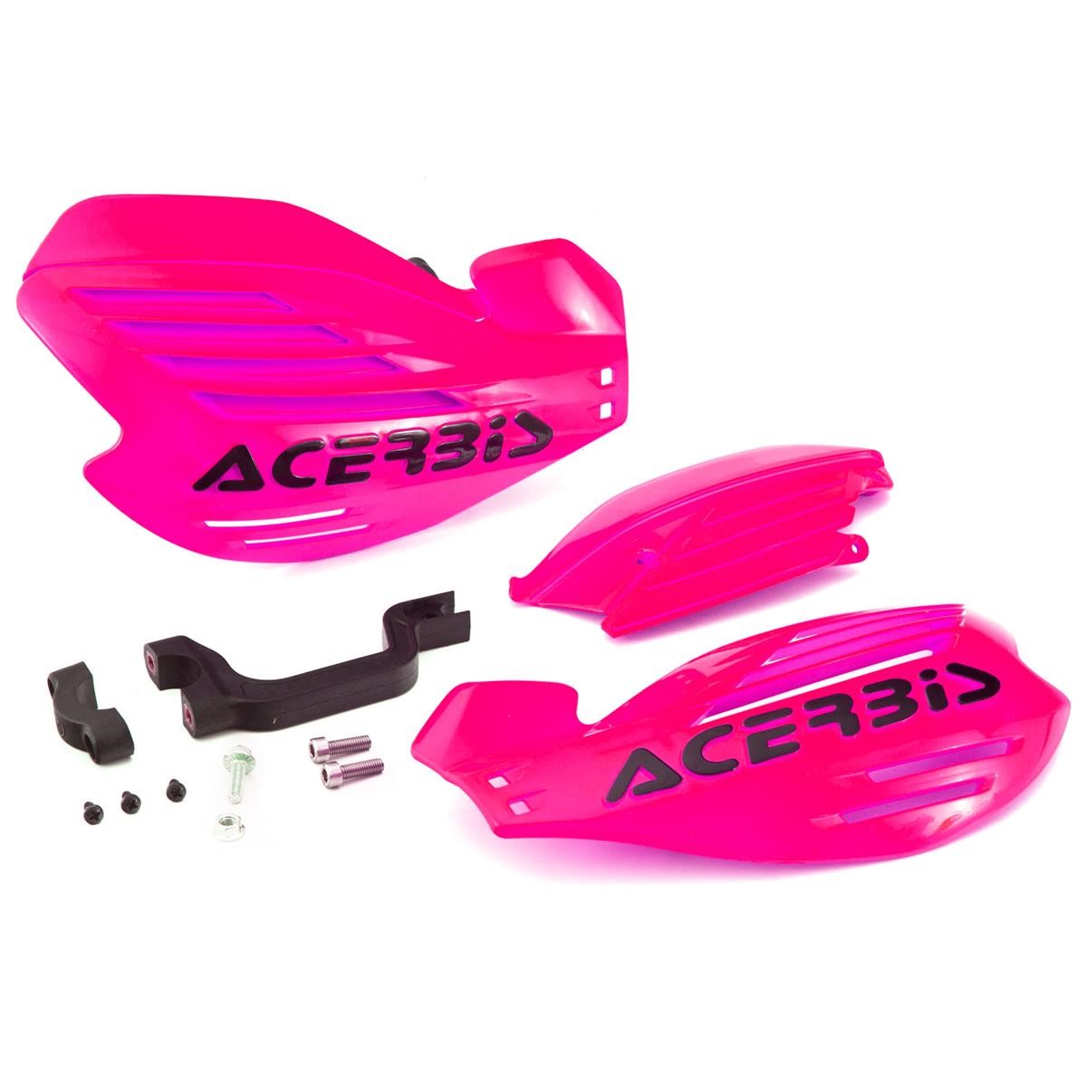 Acerbis Handguards USA X-Force, Pink, Incl. Mounting Kit