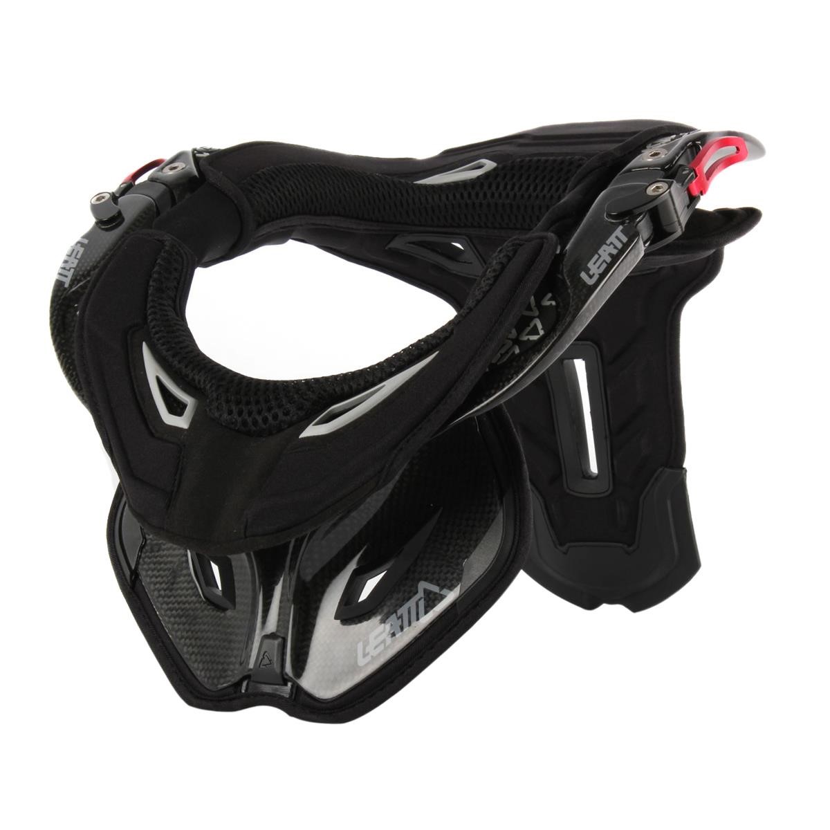 Motocross/MTB Schutzbekleidung-Nackenstützen - Leatt-Brace Nackenschutz GPX Pro Black/Silver - M