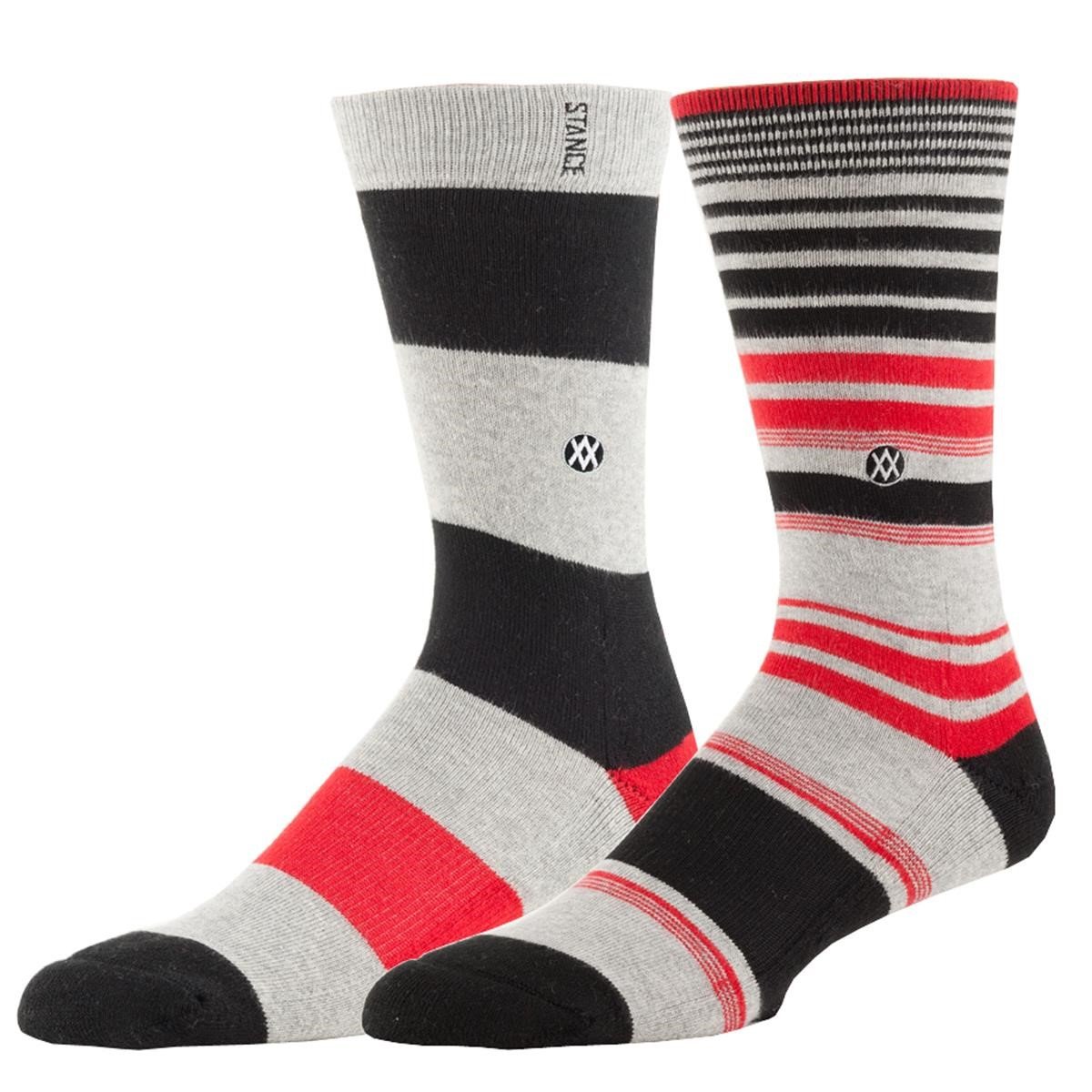 Freizeit/Streetwear Bekleidung-Socken/Strümpfe/Strumpfhosen - Stance Socken Newcastle Grey