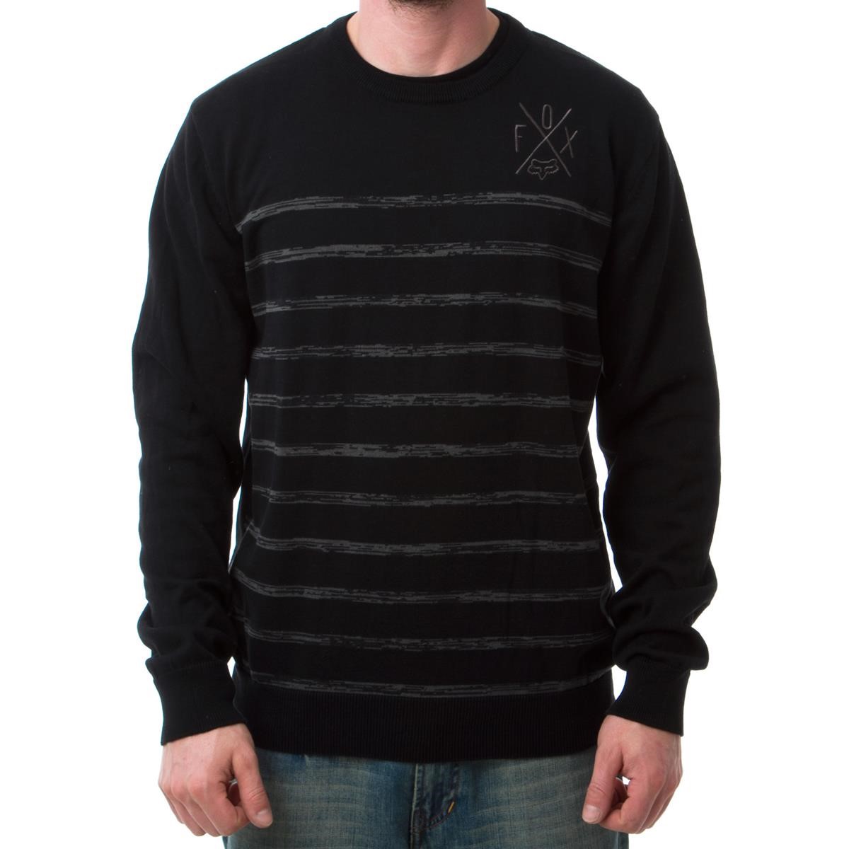 Freizeit/Streetwear Bekleidung-Pullover/Longsleeves - Fox Pullover Trench Black