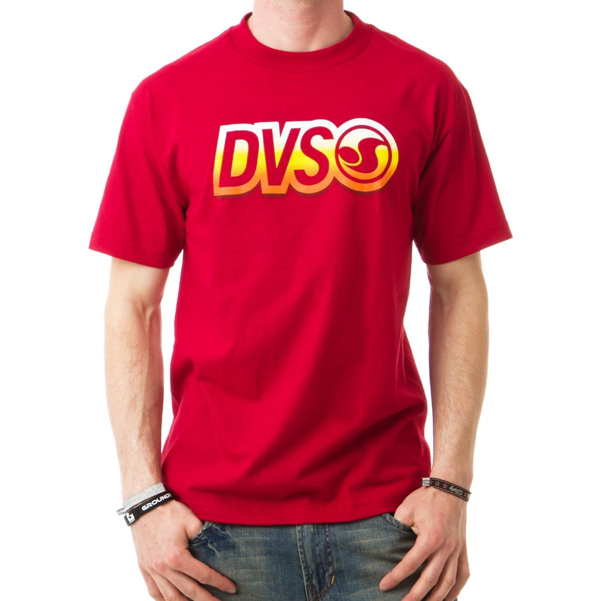 Freizeit/Streetwear Bekleidung-T-Shirts/Polos - DVS T-Shirt Marcus Cardinal Red