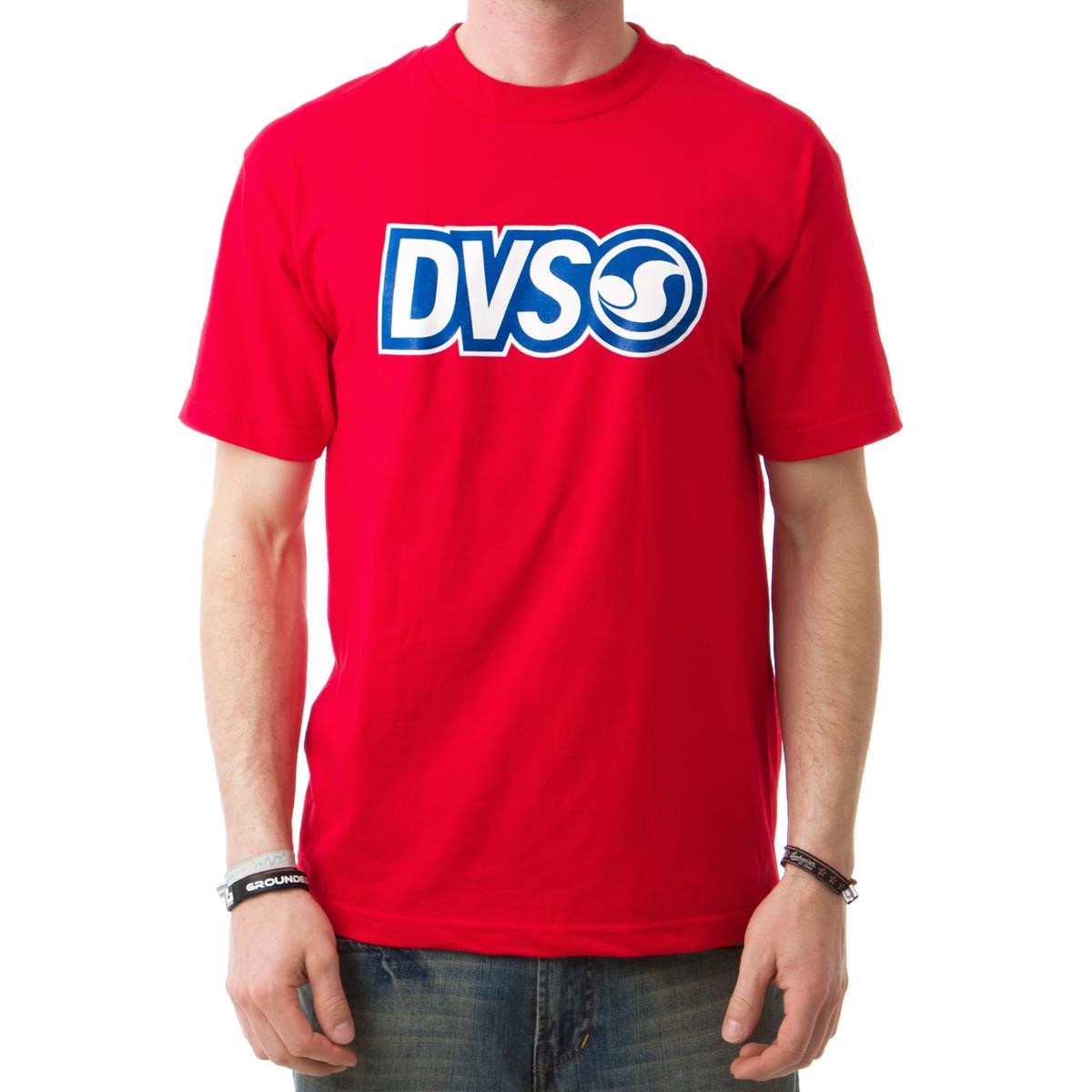 Freizeit/Streetwear Bekleidung-T-Shirts/Polos - DVS T-Shirt Core 2 MB Red