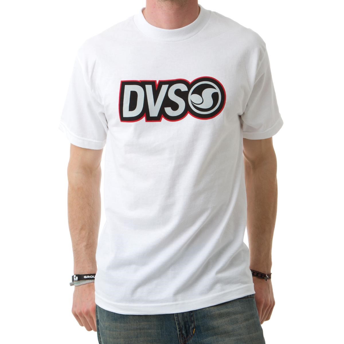 Freizeit/Streetwear Bekleidung-T-Shirts/Polos - DVS T-Shirt Core 2 MB White