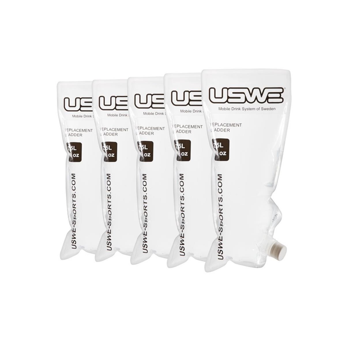 USWE Sacca Idrica di Ricambio  for Hydration System SP1/SP2/SP3/H1, 5 Pack, 0.5L