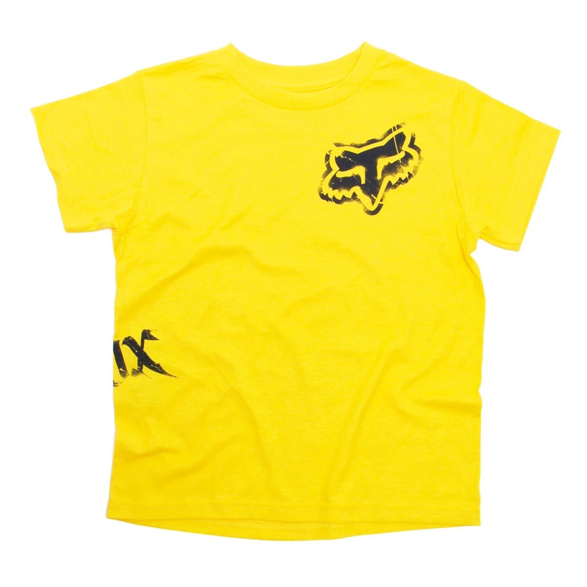 Freizeit/Streetwear Bekleidung-T-Shirts/Polos - Fox Junior T-Shirt Cut and Copy Yellow