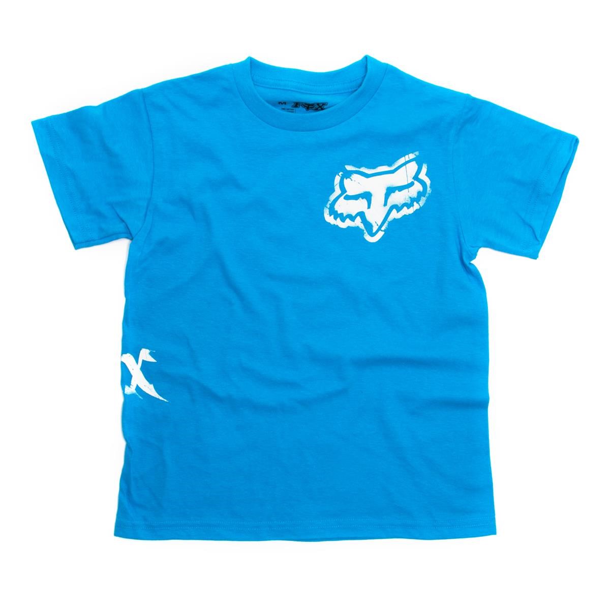 Freizeit/Streetwear Bekleidung-T-Shirts/Polos - Fox Junior T-Shirt Cut and Copy Electric Blue