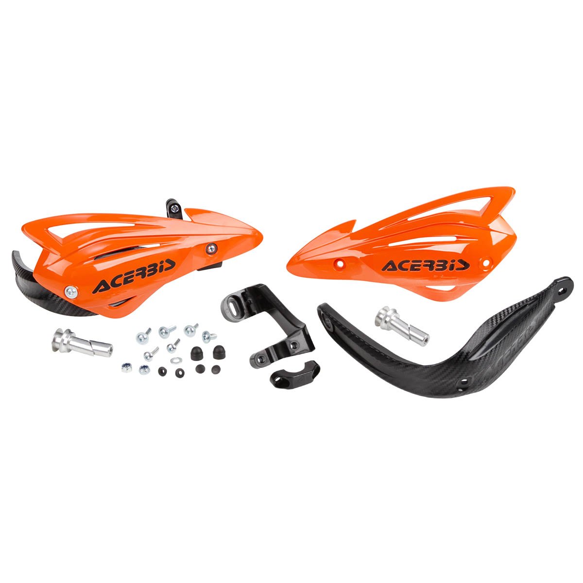 Acerbis Handguards Tri Fit Orange, Incl. Mounting kit