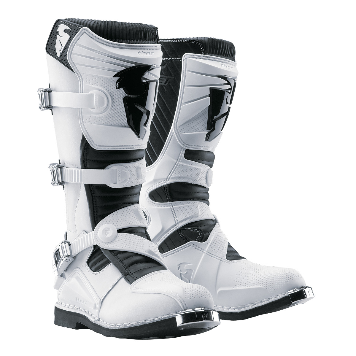 Thor MX Boots Ratchet White
