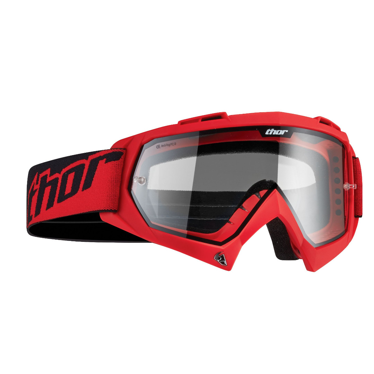 Thor MX Goggle Enemy Solid Red Anti-Fog