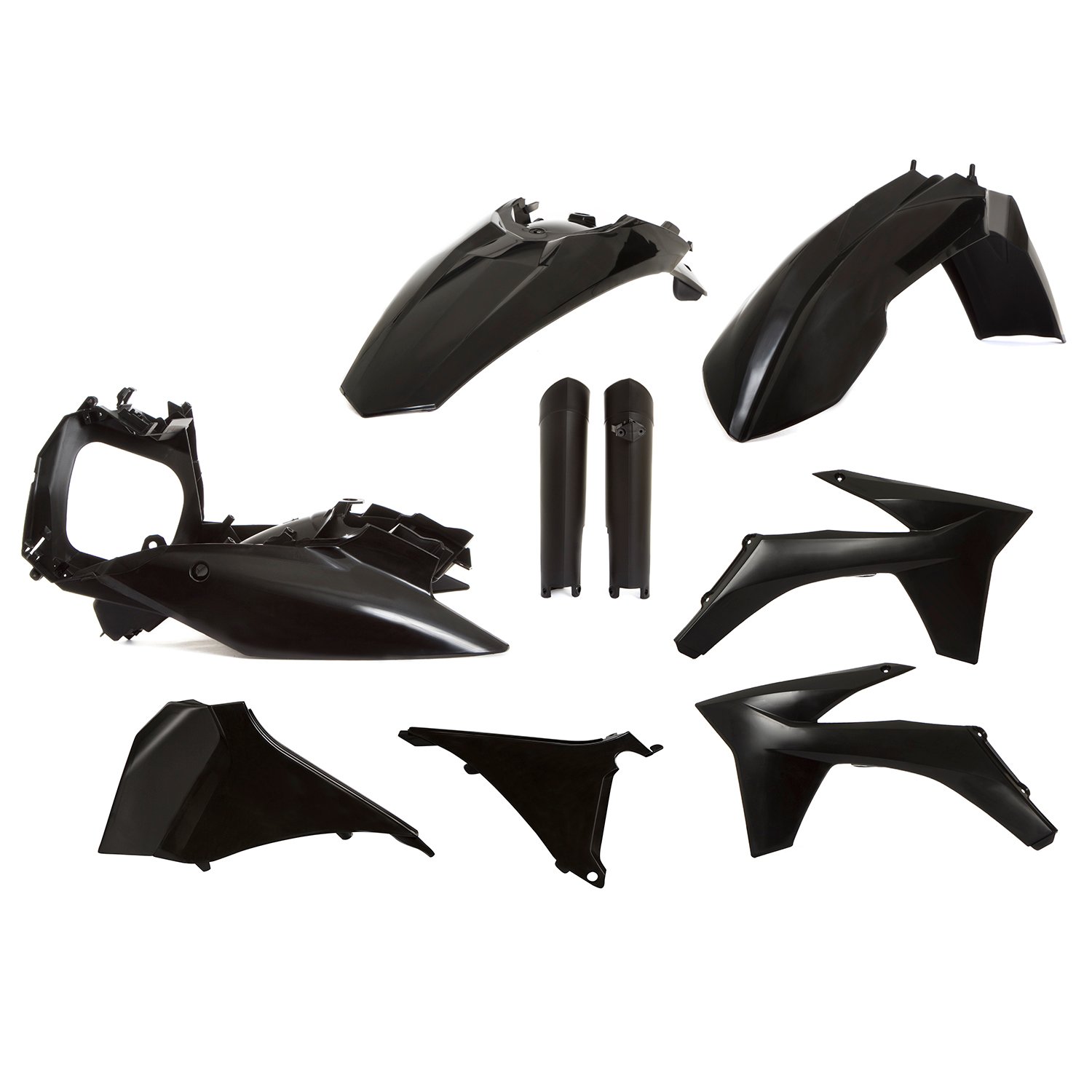 Acerbis Plastic Kit Full-Kit KTM EXC/EXC-F 12-13, Black