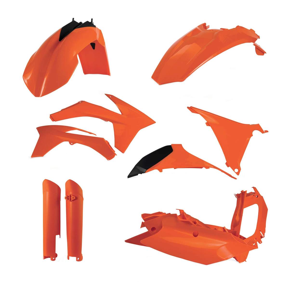 Acerbis Plastik-Kit Full-Kit KTM EXC/EXCF 12-13, Orange