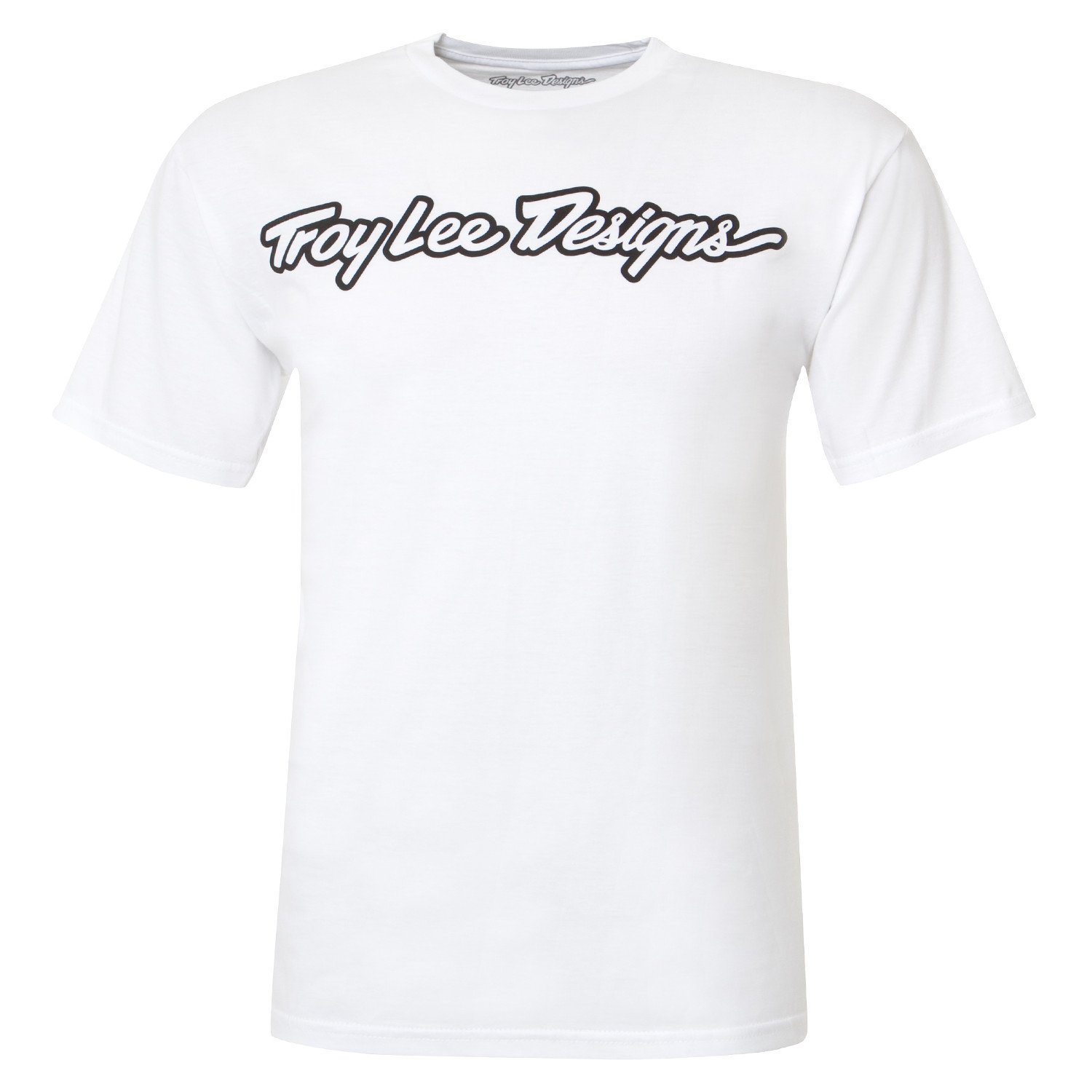 Troy Lee Designs T-Shirt Signature Weiß/Schwarz