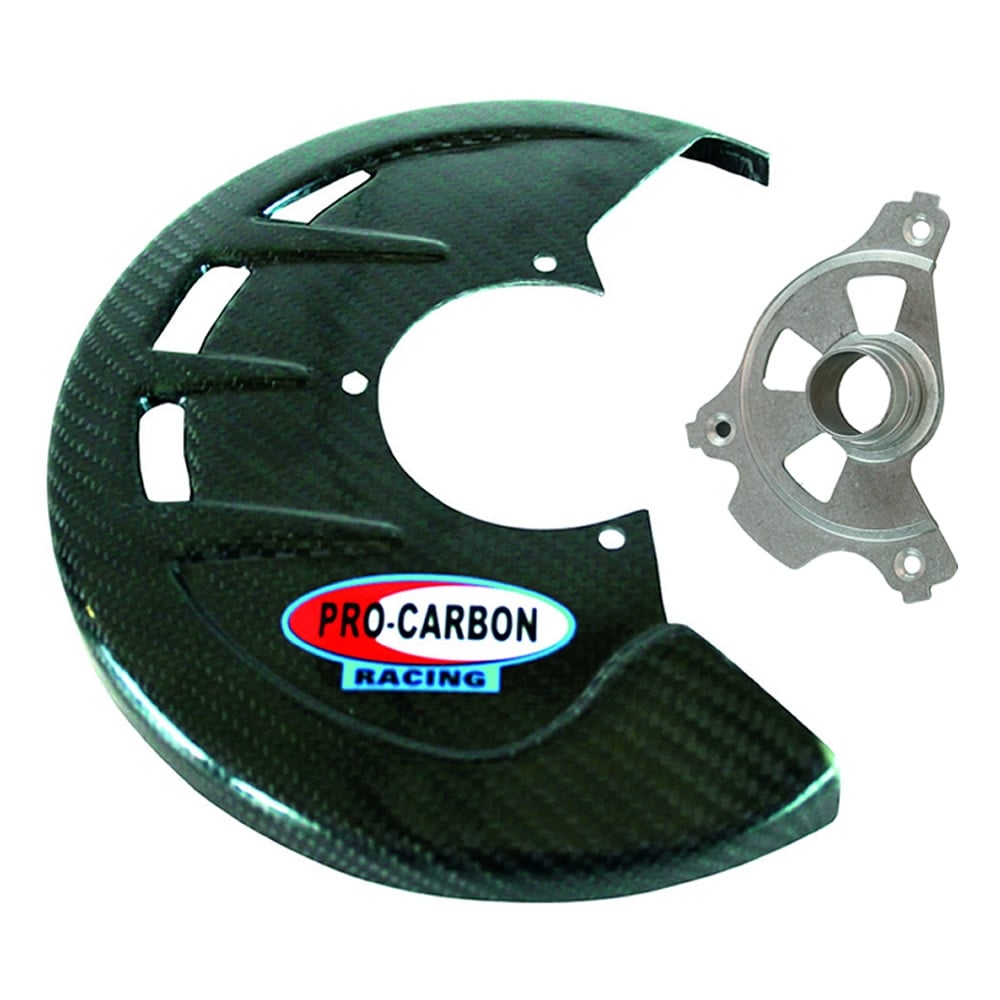 Pro-Carbon Racing Brake Disc Guard  Carbon, front, Honda CRF 250/450 04-19